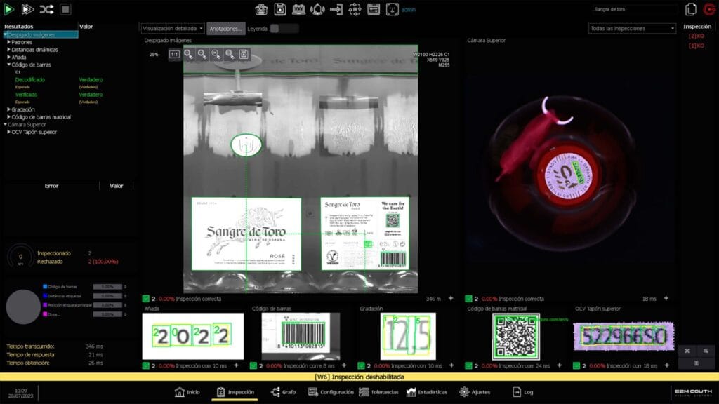 Vision Inspection System Gui Vision Inspection Systems for Labels & Packaging | E2M COUTH